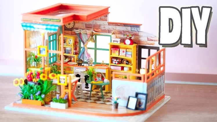 DIY Miniature Dollhouse Kit || Romantic Coffee - Miniature Land