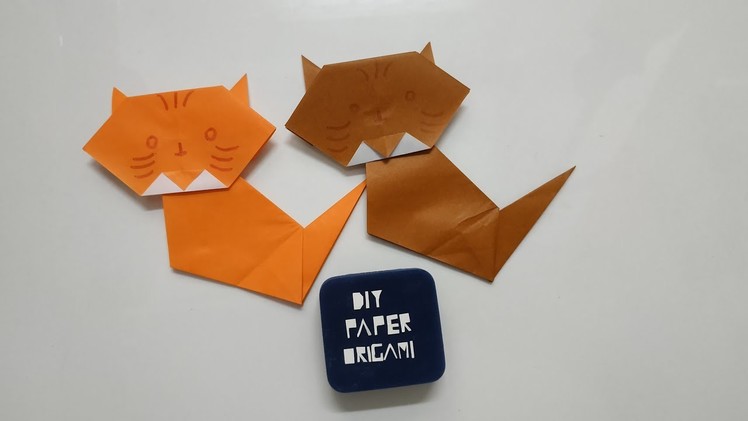 DIY Paper Origami - How to make cat origami easy ????
