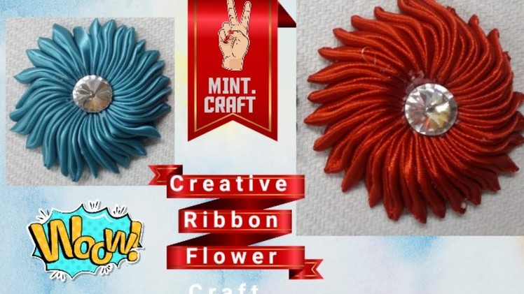 DIY Unique & Creative Ribbon Art|Cool ideas with Ribbon|Ribbon Flowers|Ribbon Crafts|