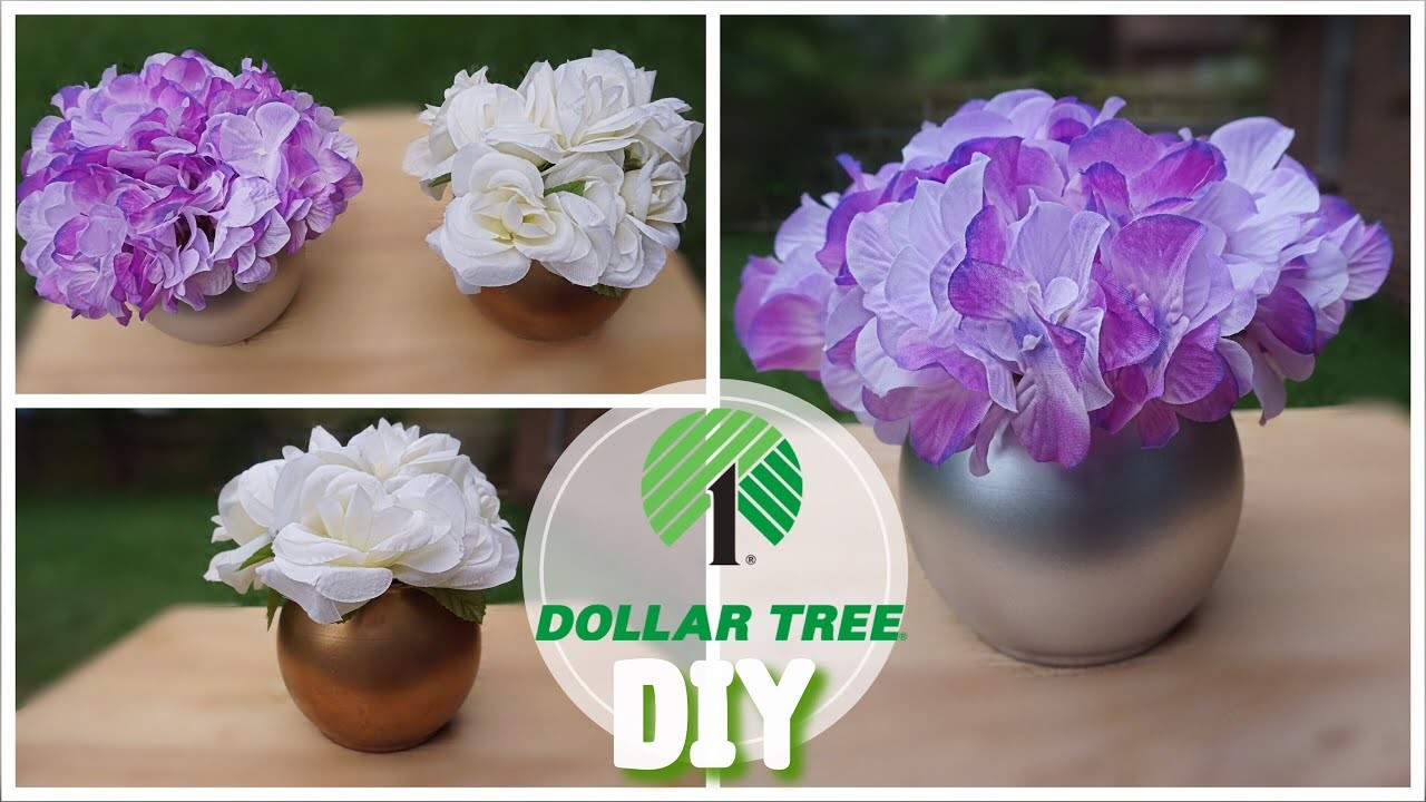 Dollar Tree Diy Flower Vase Decor