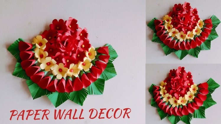 EASY DIY PAPER WALL DECOR | EASY GIFT IDEA | PARTY DECORATION | BEST FROM WASTE