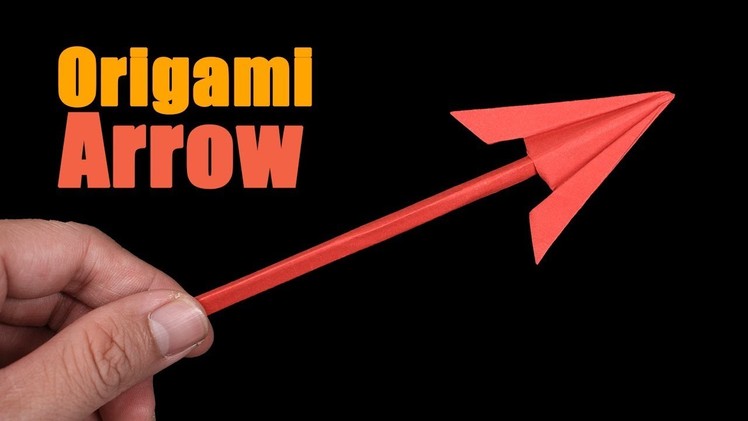 Easy Origami Paper Arrow - How to Make Arrow Step by Step