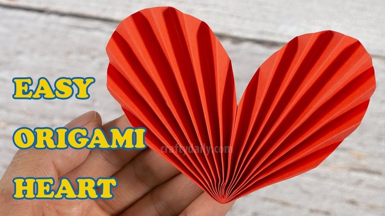 Easy Paper Origami Heart | How to make a Paper Heart 3D | Paper Heart DIY