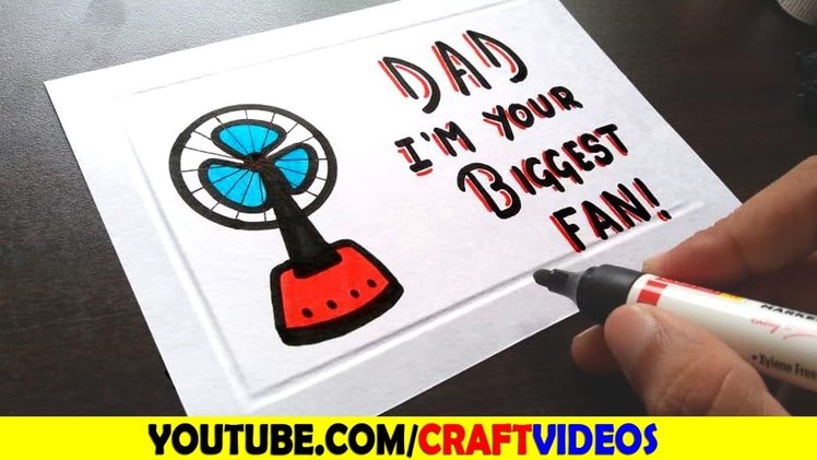 GREETING CARDS FOR FATHER'S DAY. DIY CARD FOR FATHER'S DAY. FATHER'S DAY CARD IDEA