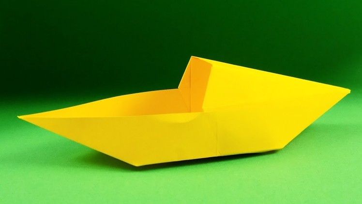 How to Make a Paper Boat - ORIGAMI BOAT