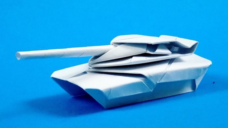 How to Make a Paper Tank. Origami tank