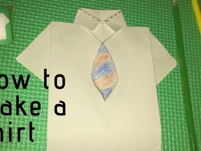 How to make a shirt (Father’s day card 2019) by kids fun London