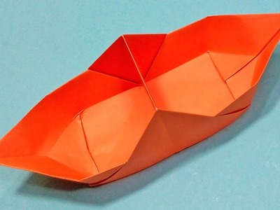 How to Make an Origami boat from paper | Origami Boat Easy Instruction For Kids