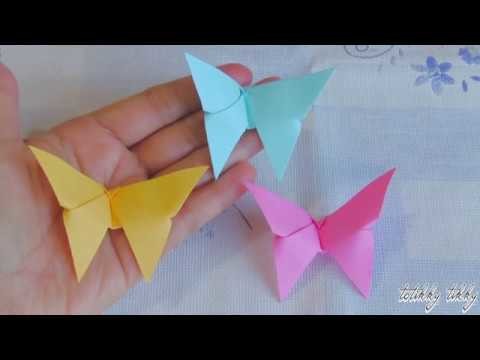 How to make an Origami Butterfly in 2 minutes