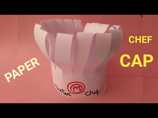 How to make paper chef cap