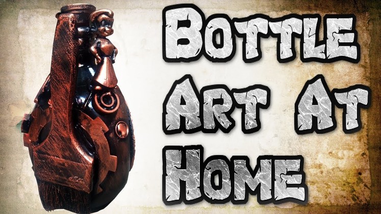 How To Make Wine Bottle Decorations Waste Material || waste material  wine bottle