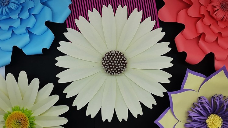 Large Size Paper Flowers (Giant Flower) for Decoration | Paper Flower Backdrop