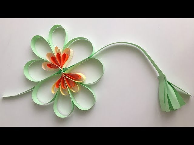 [Paper Flower Origami] how to make folding origami easy small paper Flower DIY for kids