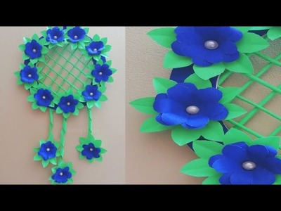 Paper Flower Wall Hanging - Wall Decoration Ideas - DIY Room Decor 2019