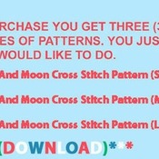 CRAFTS Wolf And Moon Cross Stitch Pattern***LOOK***Buyers Can Download Your Pattern As Soon As They Complete The Purchase