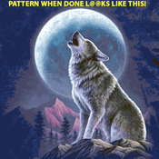 CRAFTS Wolf And Moon Cross Stitch Pattern***LOOK***Buyers Can Download Your Pattern As Soon As They Complete The Purchase