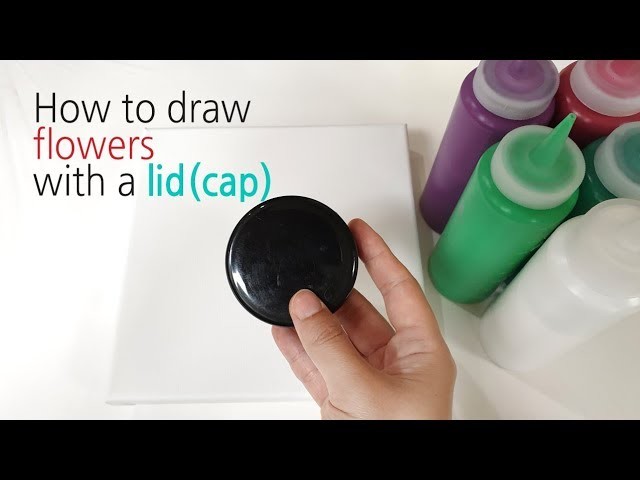 (129) How to draw flowers with a lid. cap _ No silicone _ Designer Gemma77