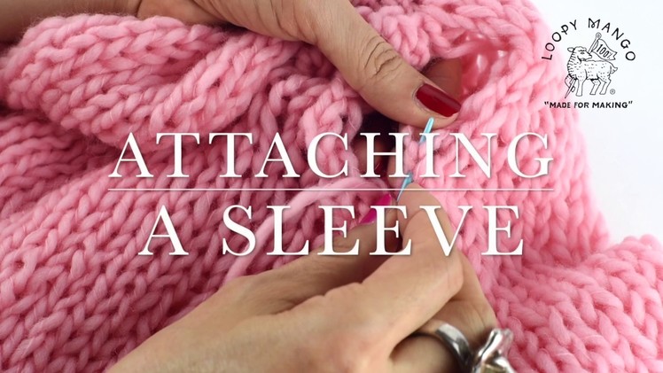 Attaching Sleeves for Rhinebeck Sweater