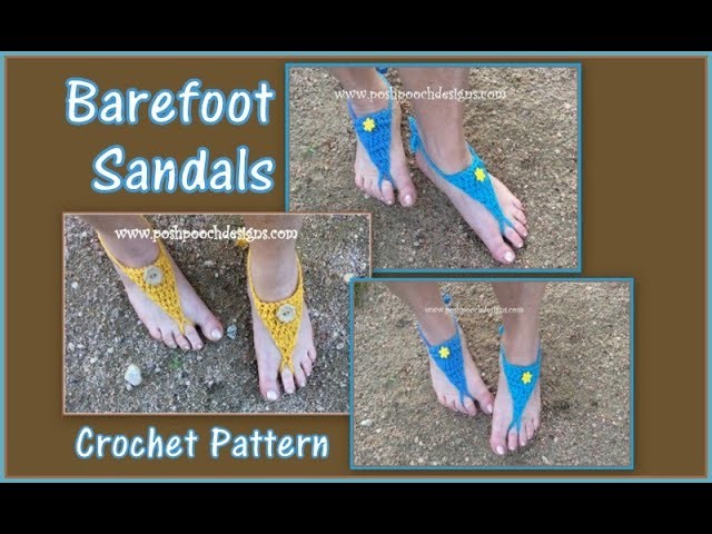 Barefoot Sandals Crochet Pattern
