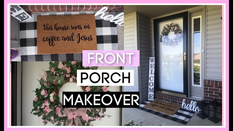 FRONT PORCH MAKEOVER.DIY'S ❤ FRONT PORCH CLEAN AND DECORATE WITH ME❤