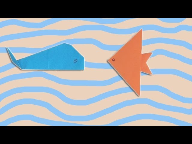 How to make a Paper Fish, Origami