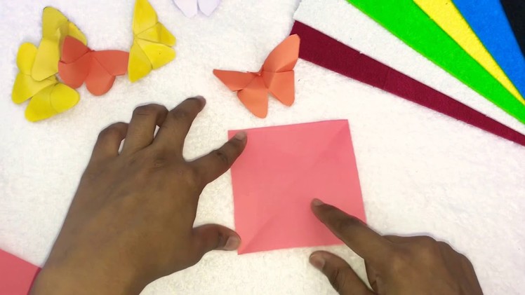 How to make butterfly with paper