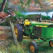 ( CRAFTS ) John Deere Crossing Cross Stitch Pattern***LOOK***Buyers Can Download Your Pattern As Soon As They Complete The Purchase