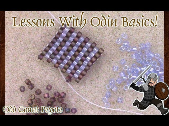 Learn to Bead the Odd Count Peyote Stitch - Basic Lessons With Odin