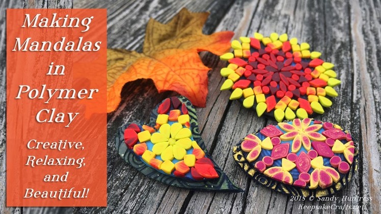 Making Mandalas in Polymer Clay: Relax and Create