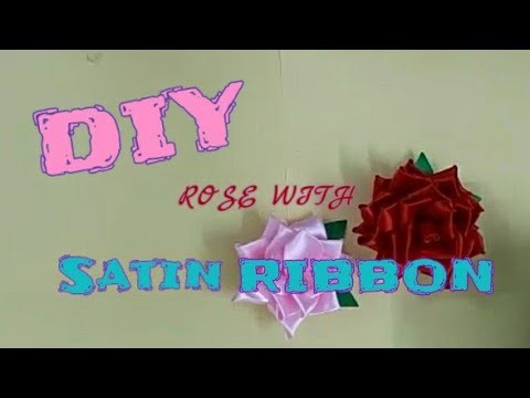#malayaliyoutuber |Super easy #satinribbon rose DIY