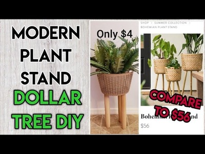 MODERN PLANT STAND. Dollar Tree DIY