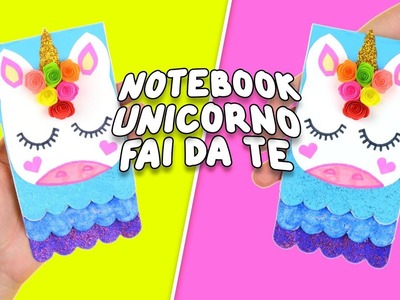 Notebook unicorno fai da te | DIY Back to School