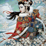 CRAFTS OrientaL Winter Majesty Cross Stitch Pattern***LOOK***Buyers Can Download Your Pattern As Soon As They Complete The Purchase
