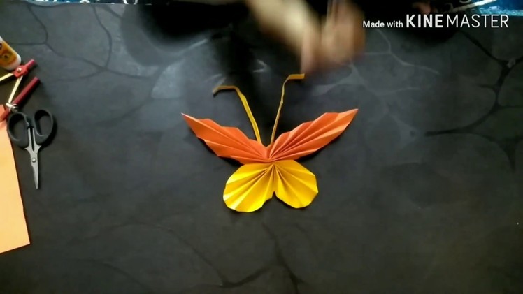 Paper Cutting 1; How to make a butterfly with paper