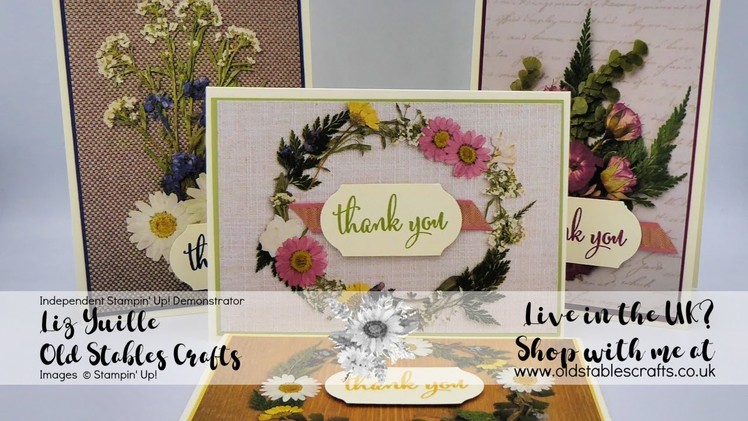 Pressed Petals Cut Apart Note Cards - Quick, Easy, Perfect!