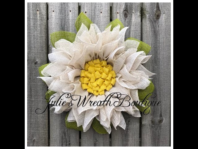Sunflower Wreath Tutorial With a Bubble Center || Facebook Live Replay
