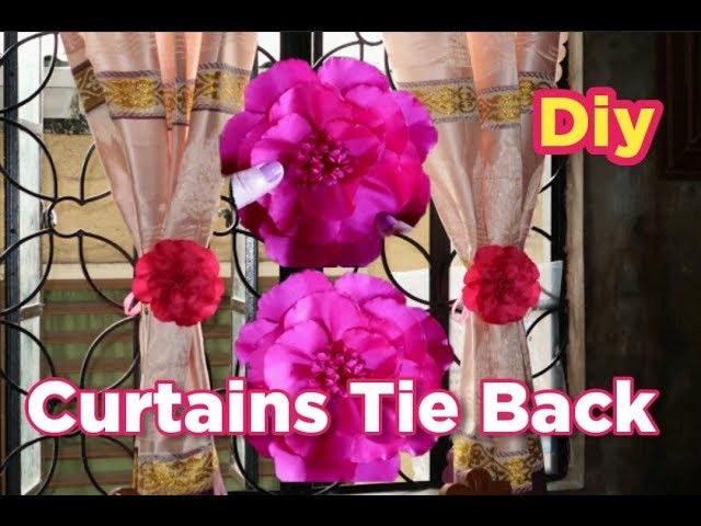 Vlog 155: CURTAINS TIE BACK DIY