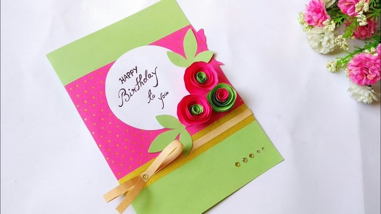 Beautiful Birthday card | DIY Birthday Card idea | Handmade gift cards