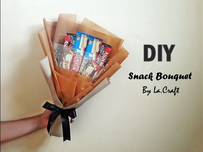 DIY Chocolate Bouquet Tutorial - cara mudah membuat buket snack