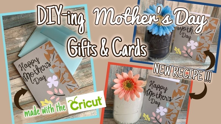 DIY-ing MOTHERS DAY GIFTS & CARDS | GIFTS on a BUDGET