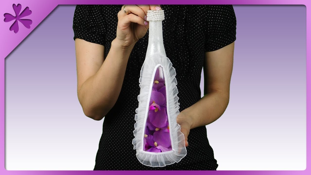 DIY Orchid inside a bottle, easy gift for Mother's Day (ENG Subtitles) - Speed up #598