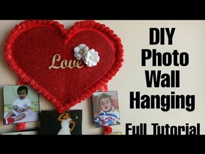 DIY Photo Wall Hanging Tutorial || Photo wall piece Full Tutorial.