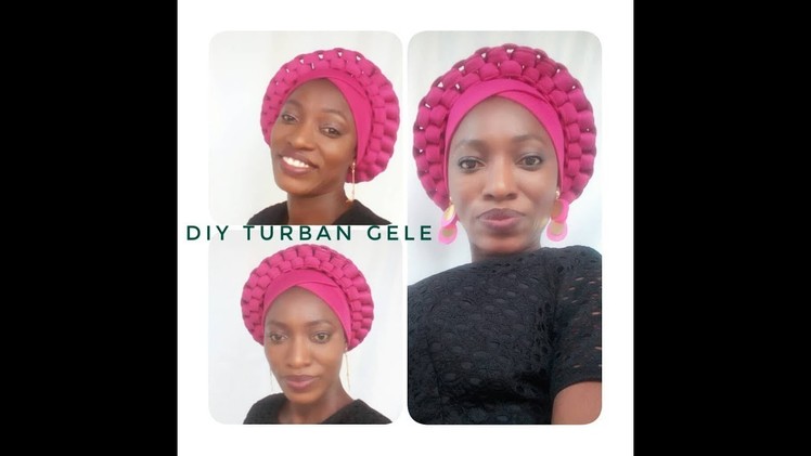 DIY TURBAN GELE. BRAID BOX TURBAN ???? ???? ????