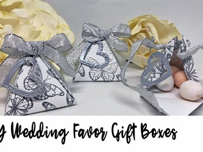 DIY Wedding Favor Gift Boxes
