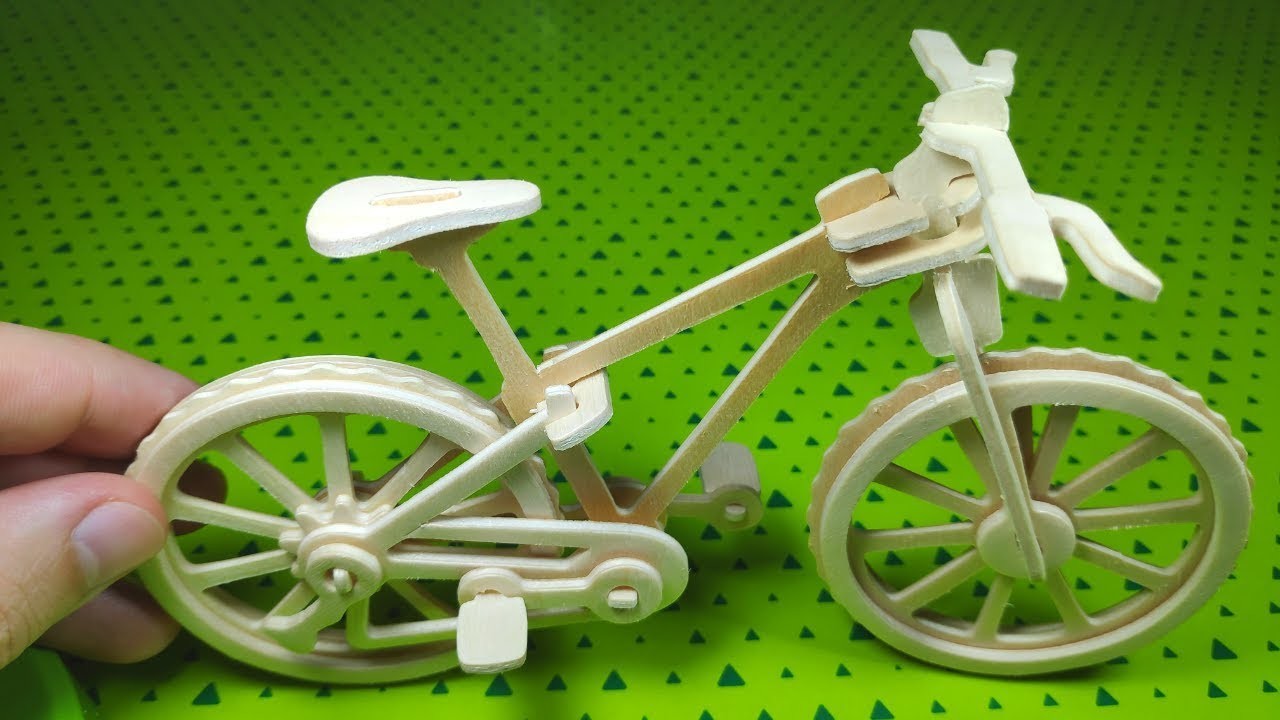 DIY Wooden Bicycle Toy vs Car Experiment at ANOTHER LEVEL