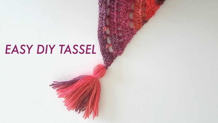 Easy DIY Tassel Tutorial