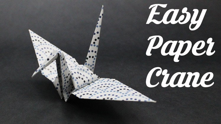How to Make a Paper Crane | DIY Origami Paper Crafts | Easy Origami Kids | Craft Ideas | Decoration