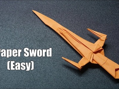 How to make a Paper Sword PART 8 | Easy Origami Tutorial | DIY Ninja Sword