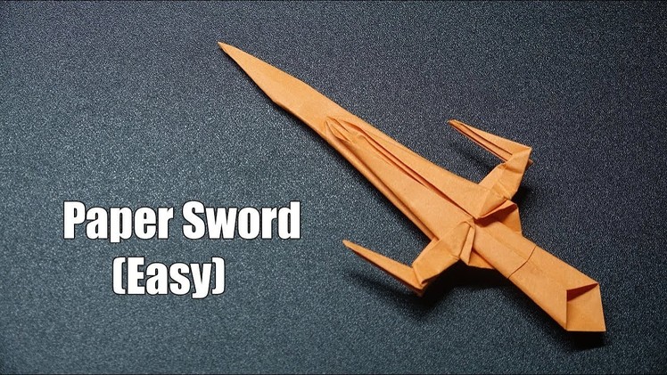 How to make a Paper Sword PART 8 | Easy Origami Tutorial | DIY Ninja Sword