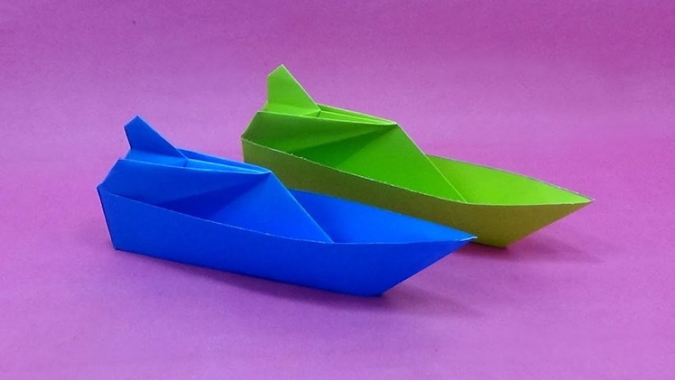How To Make a Paper Yacht - Paper Boat Making Tutorial - DIY Origami Boat